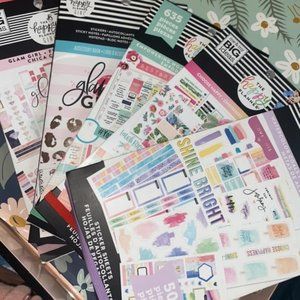 Happy Planner Glam Girl Chic Sticker Book Bundle
